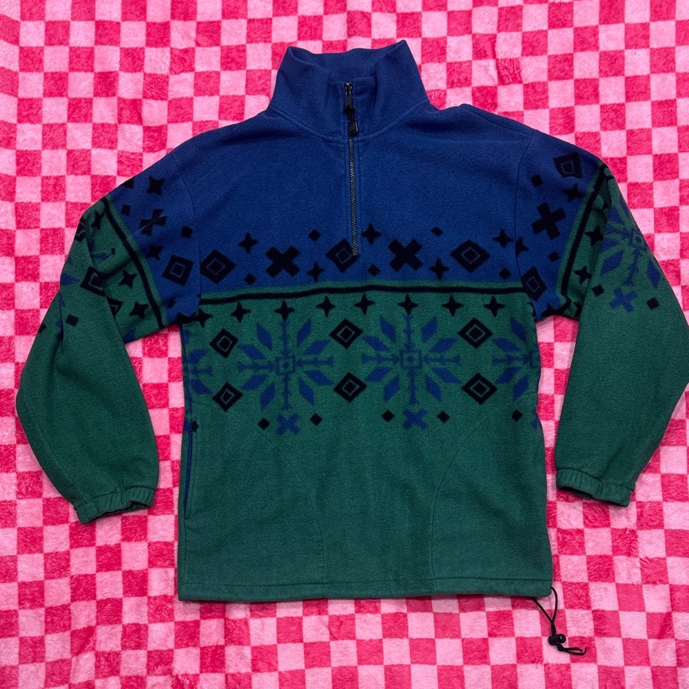 Cheetah Men's Zip-Up Quarter-Zip Sweater